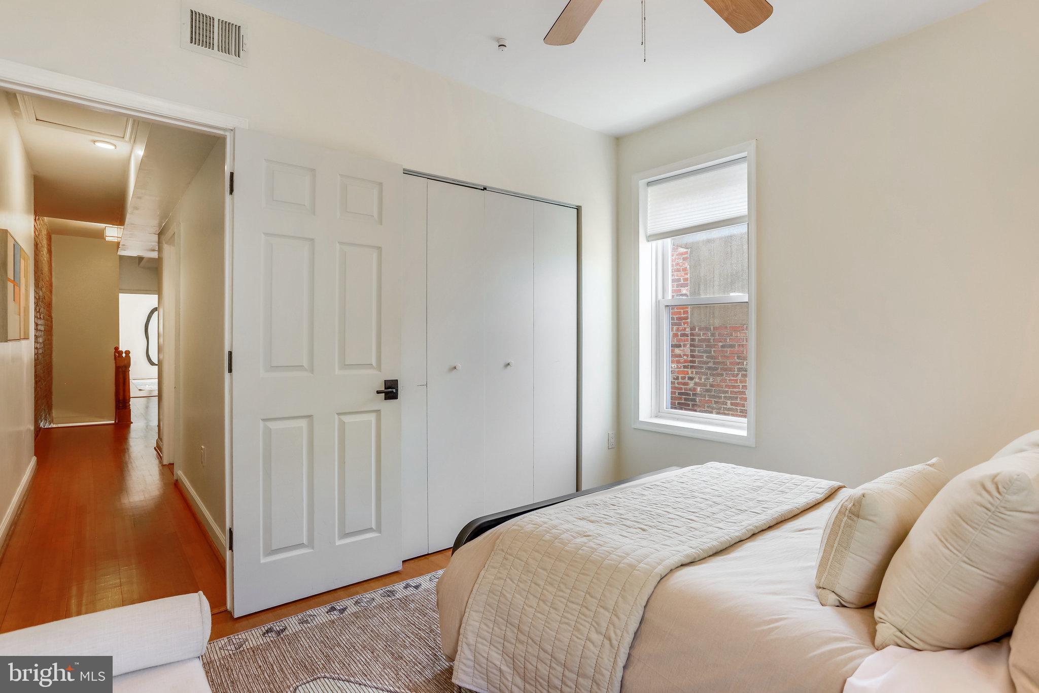 1630 6th Street Northwest Washington, DC 20001 - Photo 30 of 34 Large closet in bright 3rd BR