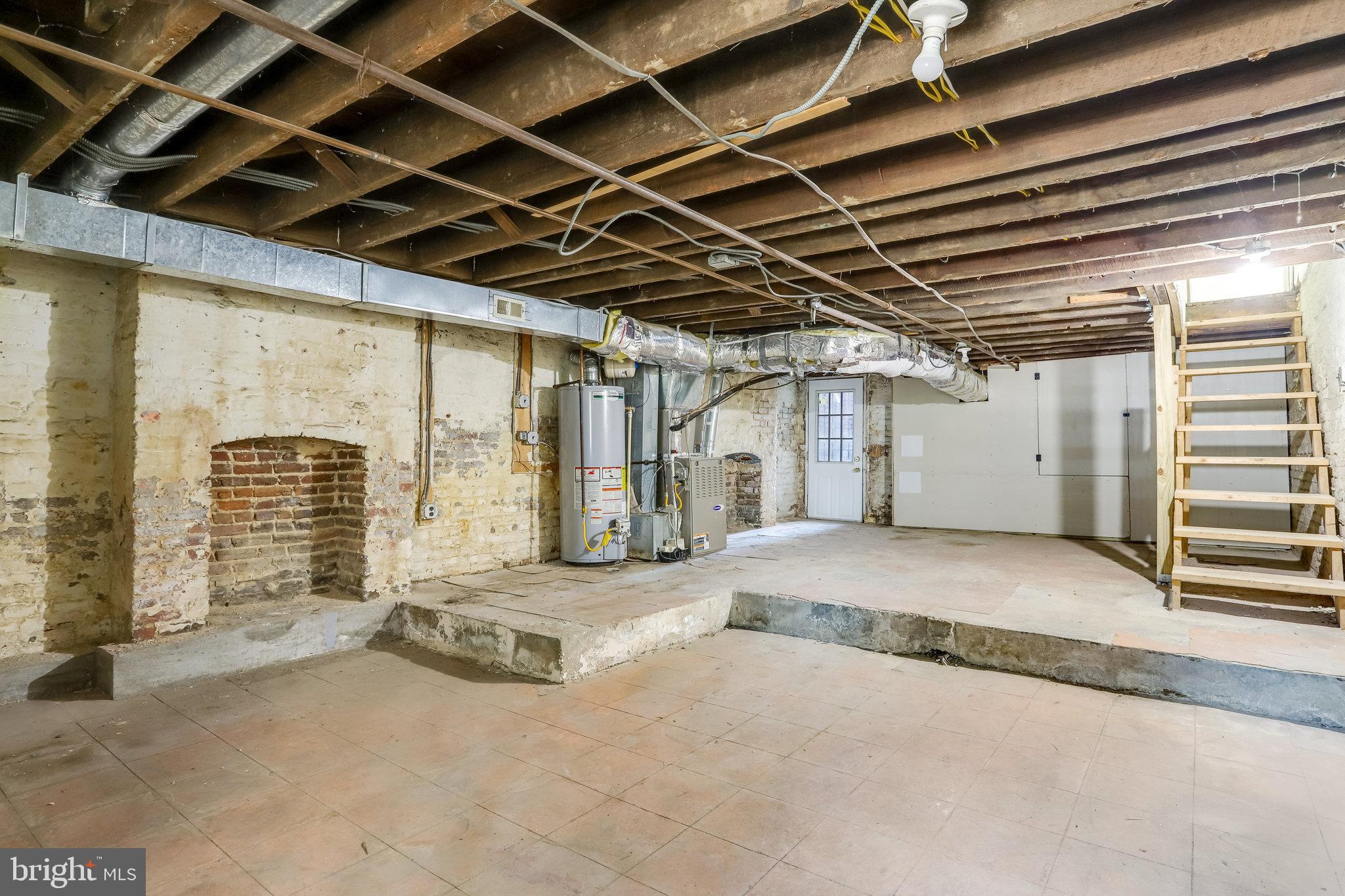 1630 6th Street Northwest Washington, DC 20001 - Photo 31 of 34 Large unfinished basement awaits your design inspo