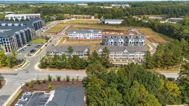 a view of a city from a balcony