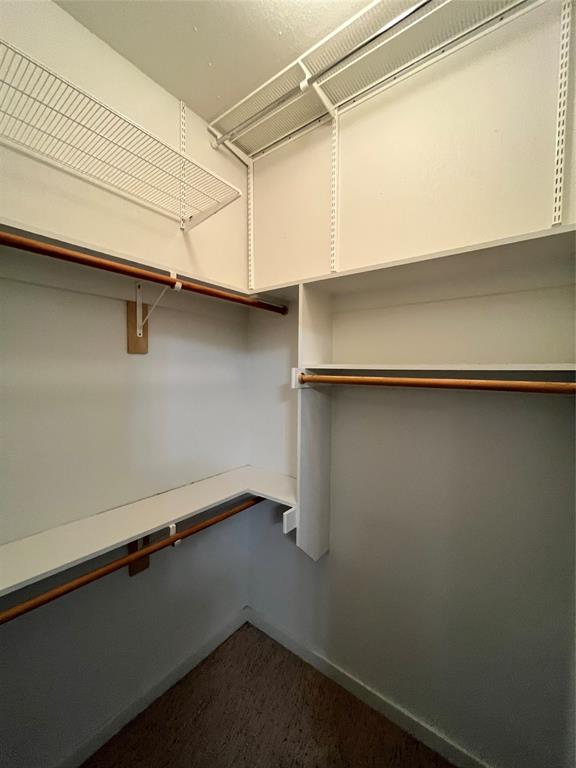 709 Roberts Street Denton, TX 76209 - Photo 17 of 35 Walk-in closet with multiple levels of hanging space.