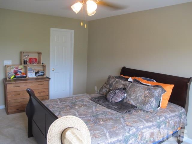 100 Key Biscayne Court Raleigh, NC 27603 - Photo 22 of 24 a bedroom with a bed and a chandelier