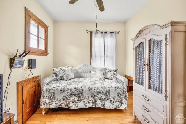 a view of a bathroom from a hallway