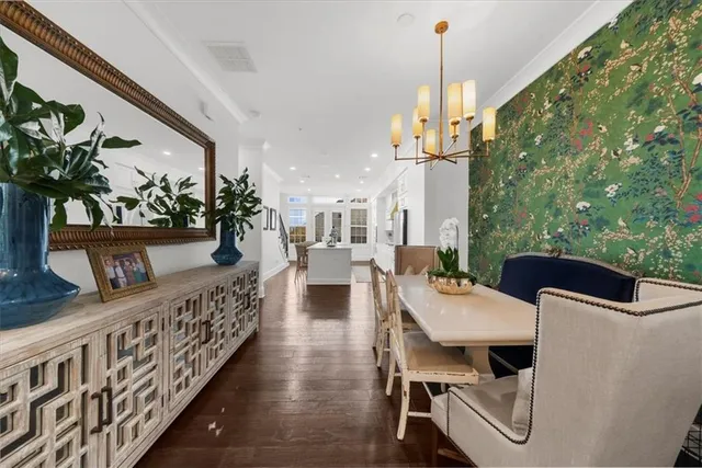 a living room with furniture fireplace and window