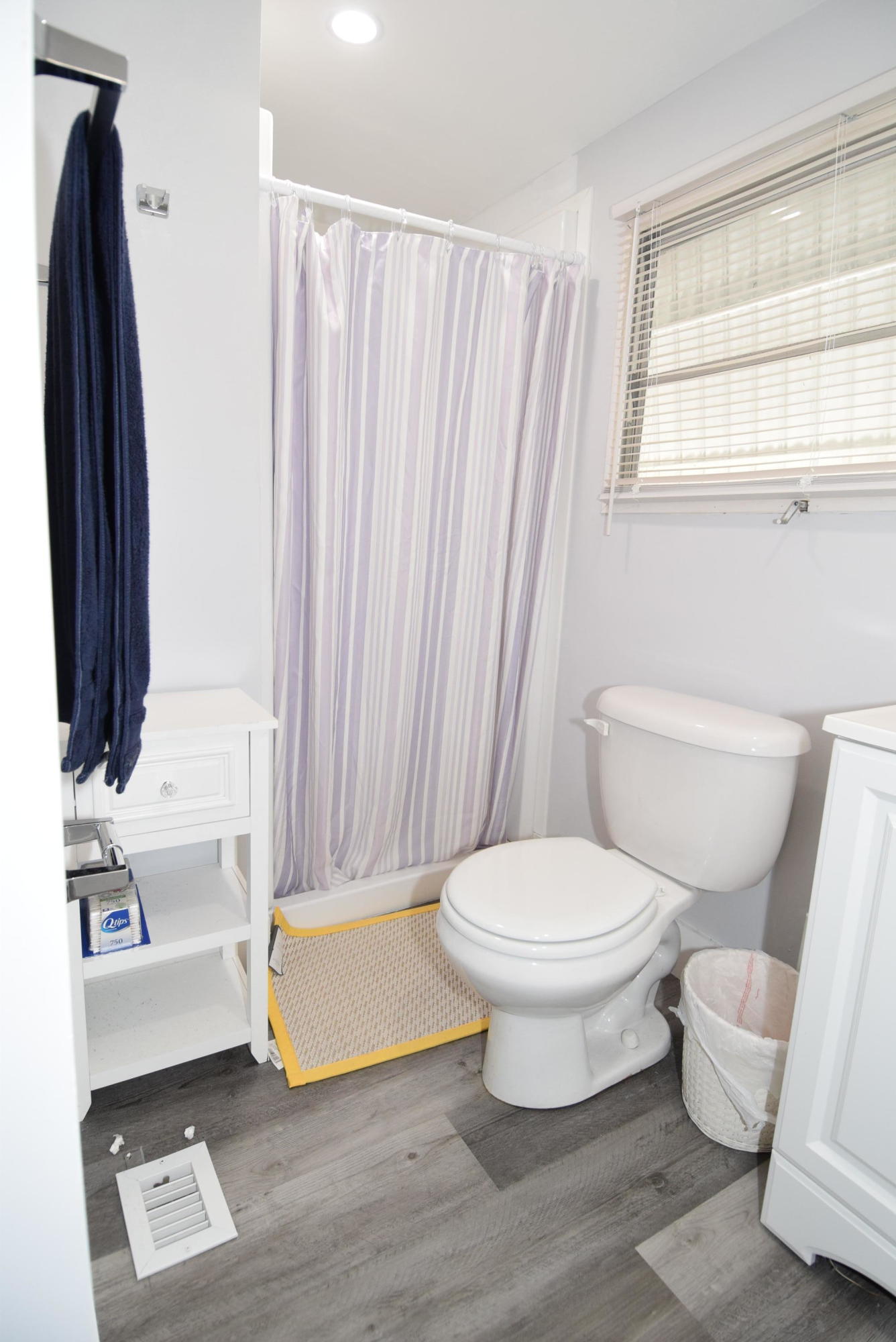 110 Tweedy Pie Terrace Key Largo, FL 33037 - Photo 13 of 21 a bathroom with a toilet and a shower curtain
