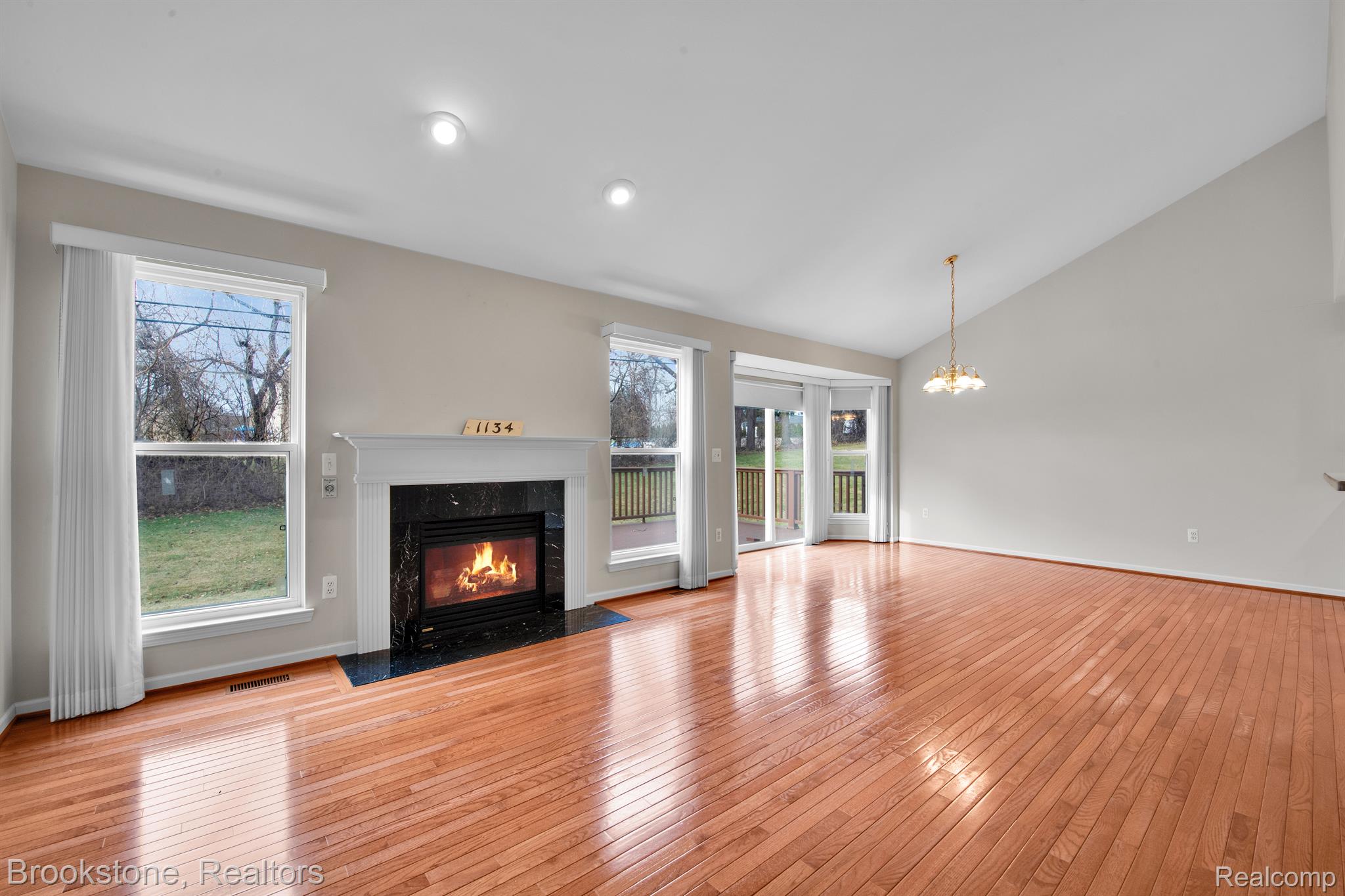 1134 Churchill Circle Rochester, MI 48307 - Photo 8 of 42 Beautiful Windows and Fireplace