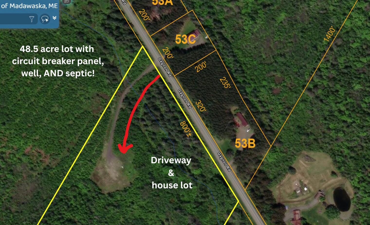 647 Gagnon Road Madawaska, ME 04773 - Photo 3 of 17 48.5 acre lot!