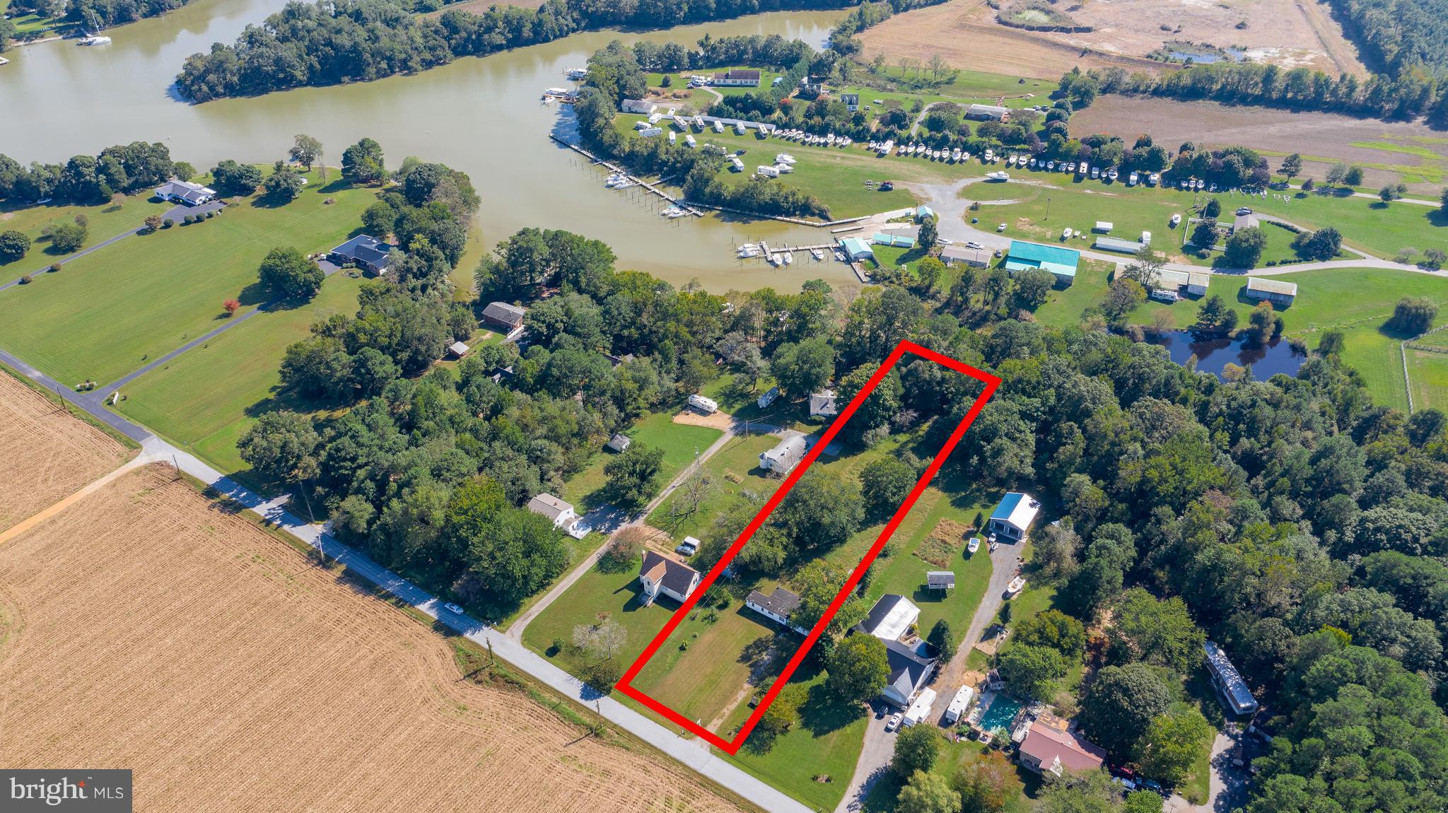 49655 Bayne Road Ridge, MD 20680 - Photo 7 of 27 Exterior Lines of lot outline are approx