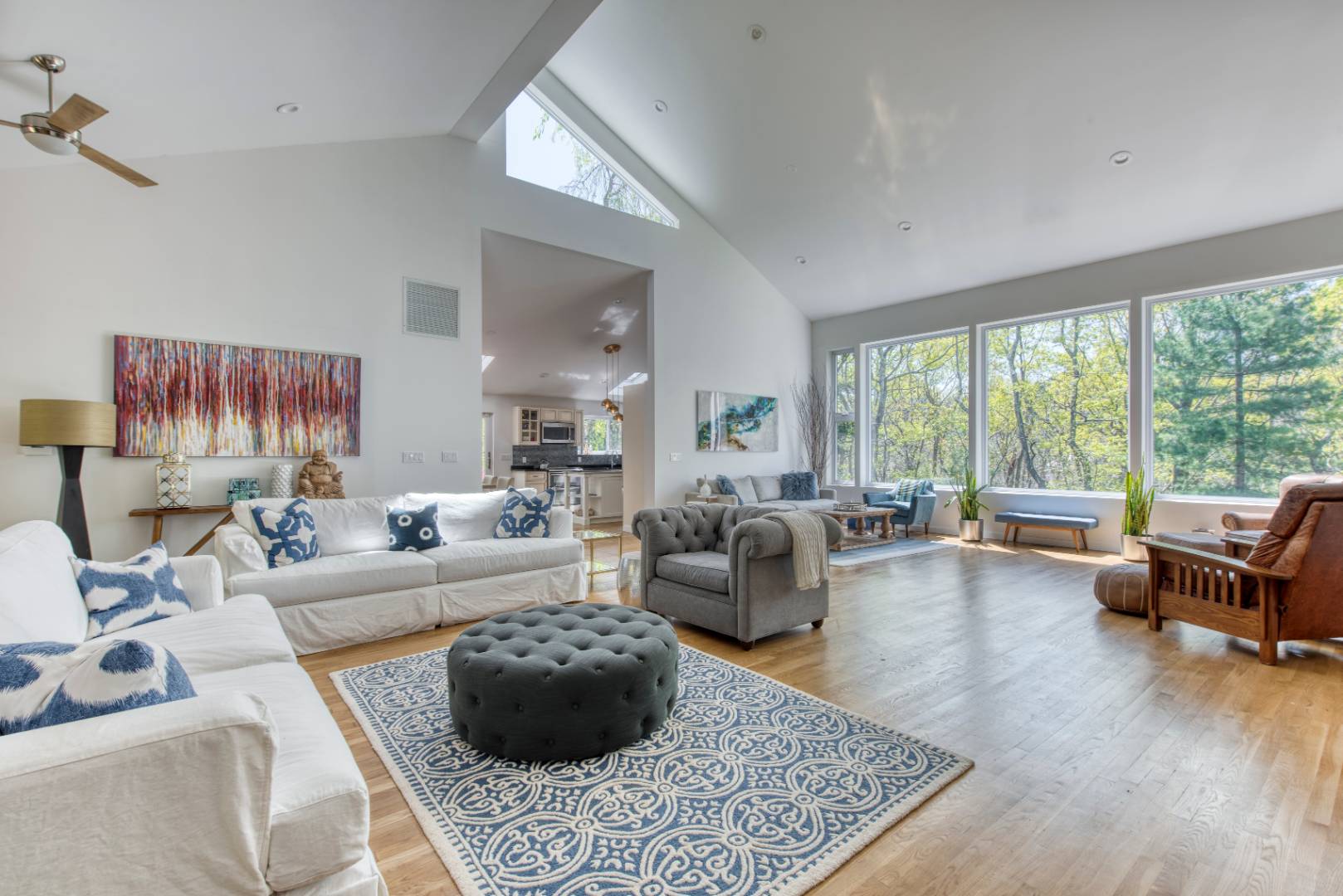 30 Wheelock Walk East Hampton, NY 11937 - Photo 2 of 15 a living room with furniture and a large window