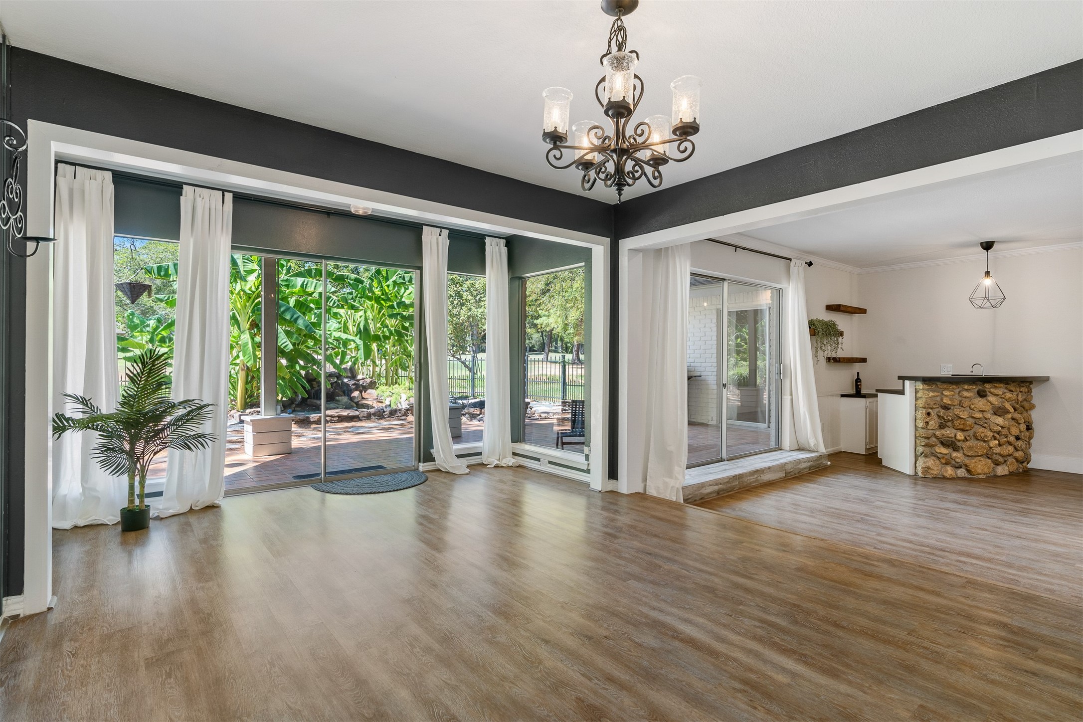 3219 Chippers Crossing Montgomery, TX 77356 - Photo 14 of 35 a view of a livingroom with furniture wooden floor and windows