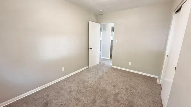 a view of an empty room