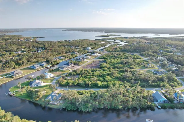 a view of a yard with plants and wooden fence