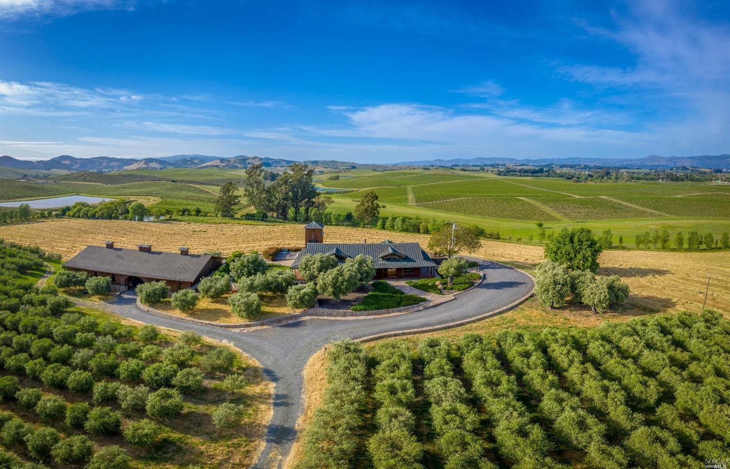 a view of a city and an ocean view