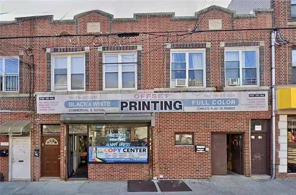 a view of a building with a outdoor space