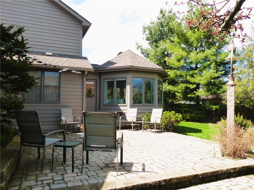 2 Shingle Mill Road Irondequoit, NY 14609 - Photo 27 of 36 Beautiful paver patio in private, fully fenced bac
