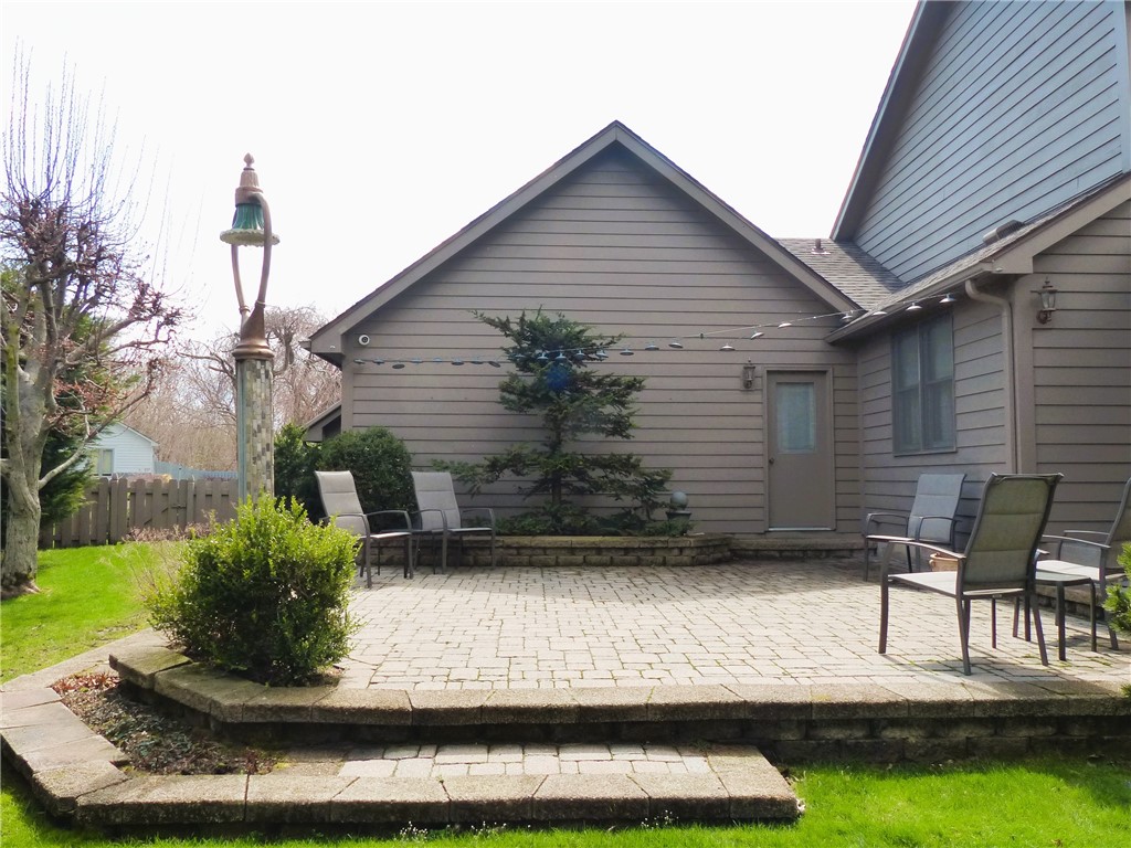 2 Shingle Mill Road Irondequoit, NY 14609 - Photo 29 of 36 Beautiful paver patio in private, fully fenced bac