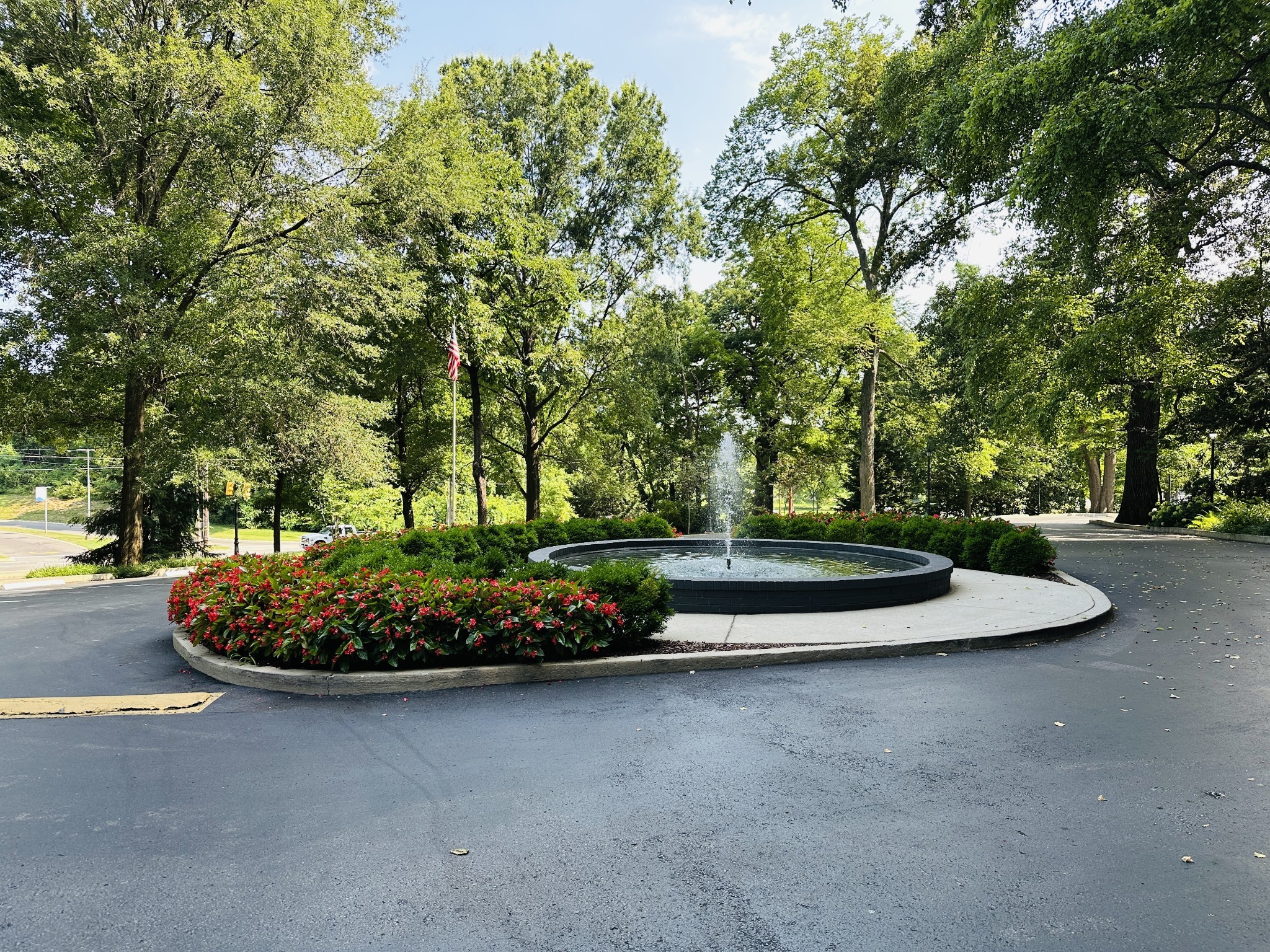 4215 Harding Pike, Unit 903 Nashville, TN 37205 - Photo 66 of 68 a view of a backyard with plants and trees