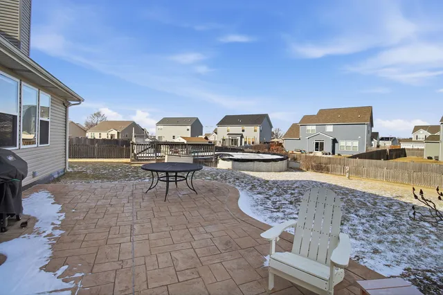 a outdoor view with a sitting space