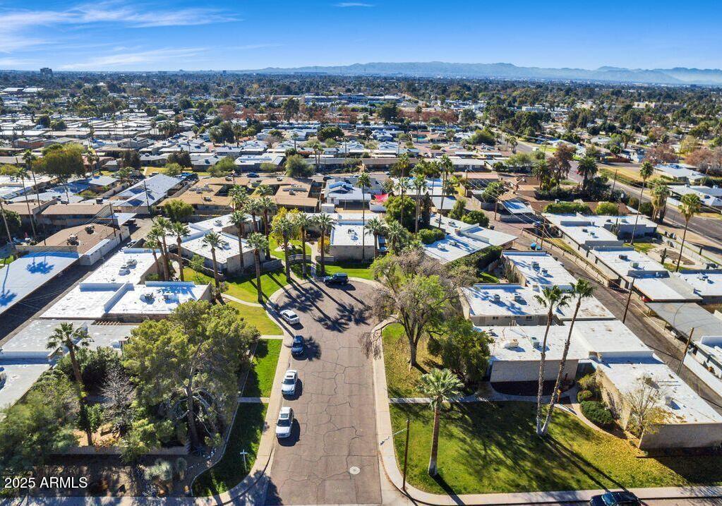 4351 North 36th Place, Unit 3 Phoenix, AZ 85018 - Photo 1 of 11 an aerial view of a city with lots of residential buildings