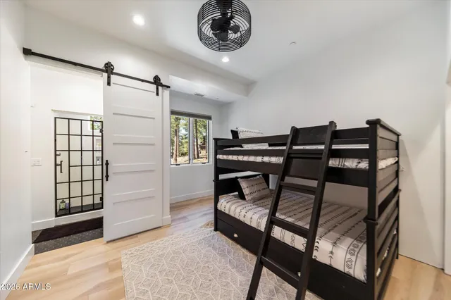 a view of a livingroom with furniture