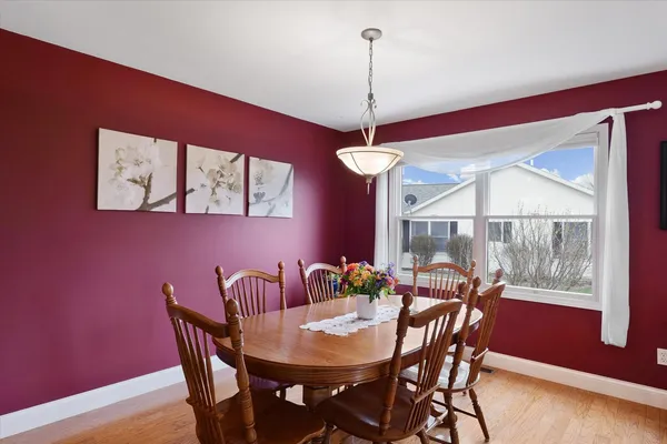 an aerial view of residential house with outdoor space
