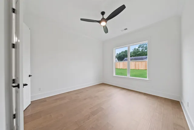 an empty room with window