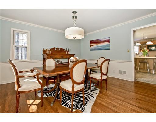 122 Colony Road Darien, CT 06820 - Photo 4 of 19 a dining room with furniture and wooden floor