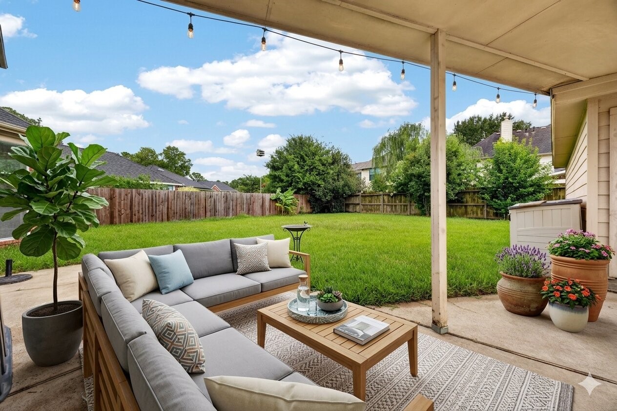 1007 Brannon Park Lane Spring, TX 77373 - Photo 44 of 49 virtual staging-patio