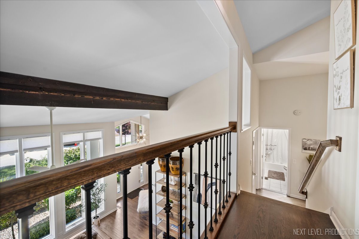 710 Hampton Course West Chicago, IL 60185 - Photo 18 of 28 a view of a hallway with windows