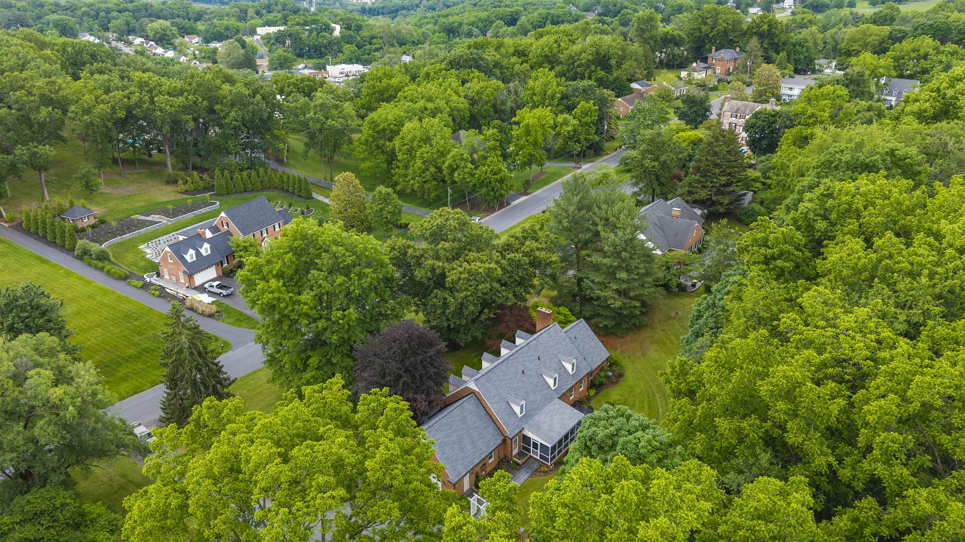 1430 Dogwood Road Staunton, VA 24401 - Photo 65 of 68 an aerial view of house with yard swimming pool and outdoor seating