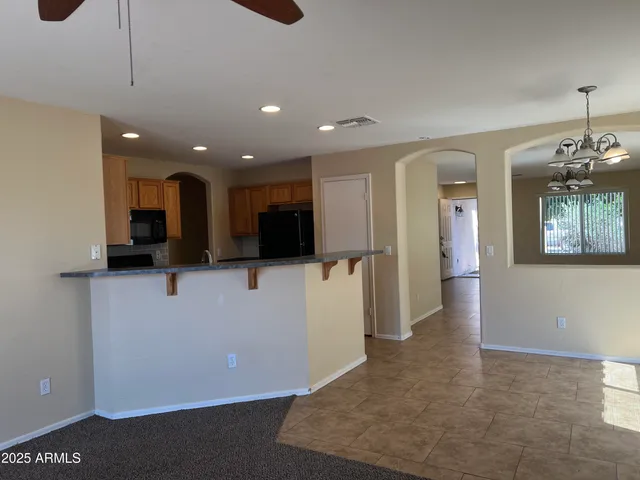 a view of a living room