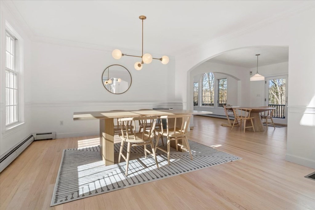 15 Fatherland Drive Newbury, MA 01922 - Photo 6 of 42 a view of dining room and hall with wooden floor