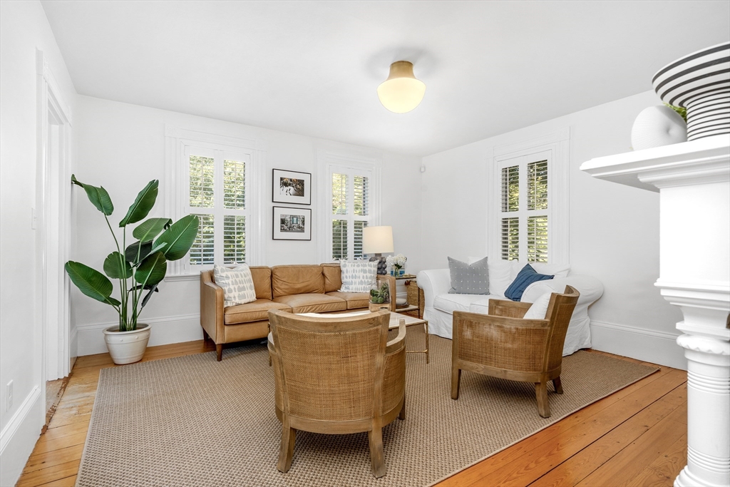1088 Main Street Hingham, MA 02043 - Photo 6 of 37 a living room with furniture and a potted plant