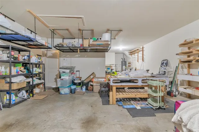 a view of storage and utility room