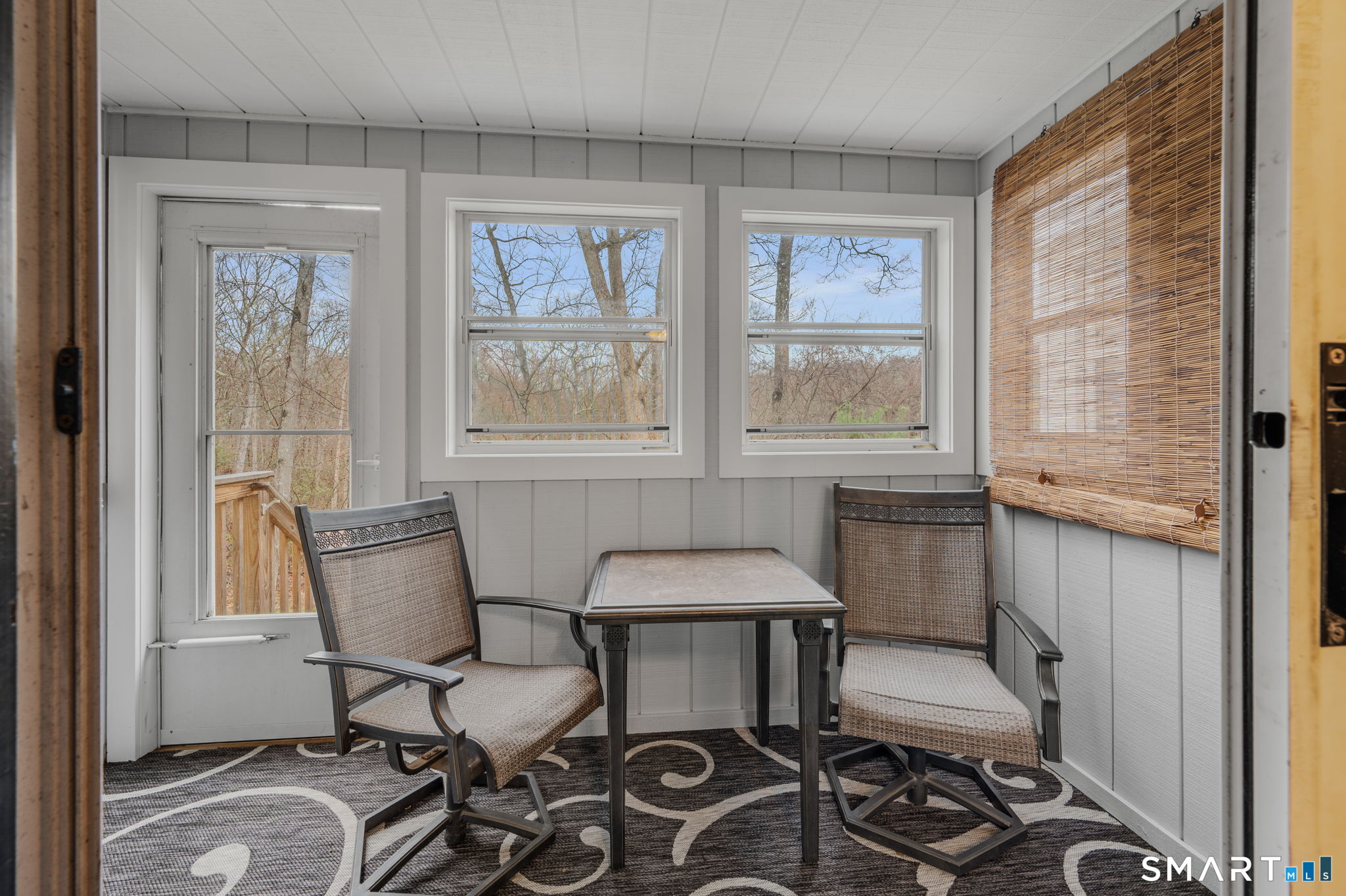 81 East Pattagansett Road, Unit 24 East Lyme, CT 06357 - Photo 11 of 29 a view of a dining room with furniture and a window