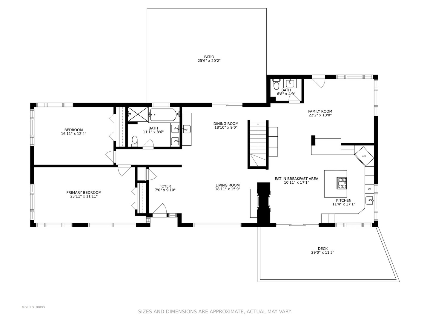 21-w064 Shelley Drive Itasca, IL 60143 - Photo 23 of 24 a black white and white photo of a refrigerator