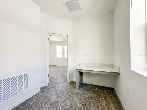 a room with storage and utility