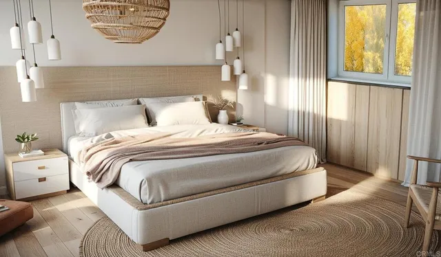 a front view of a house with mountain view