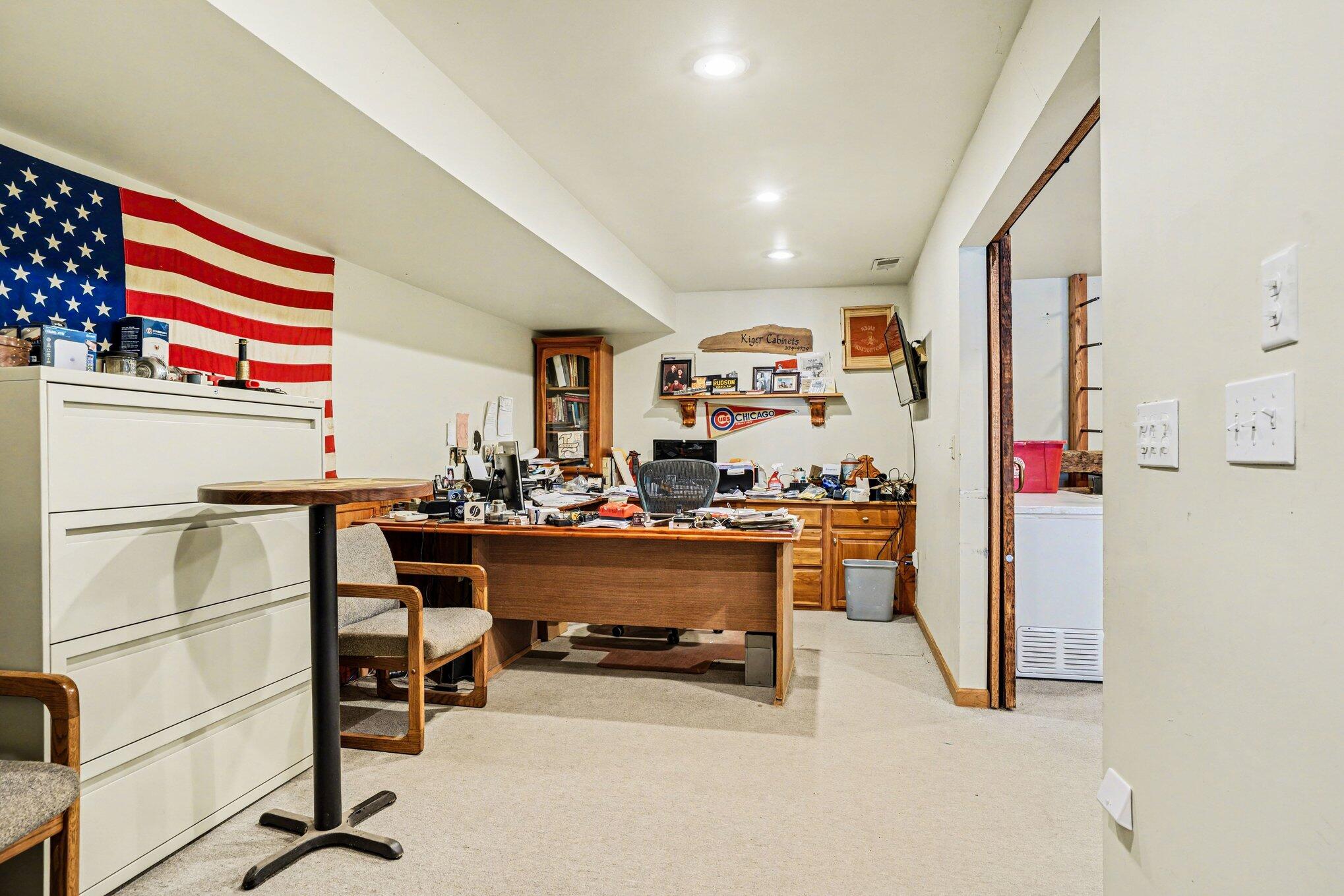 754 South Forrester Road La Porte, IN 46350 - Photo 17 of 33 a view of a workspace with furniture