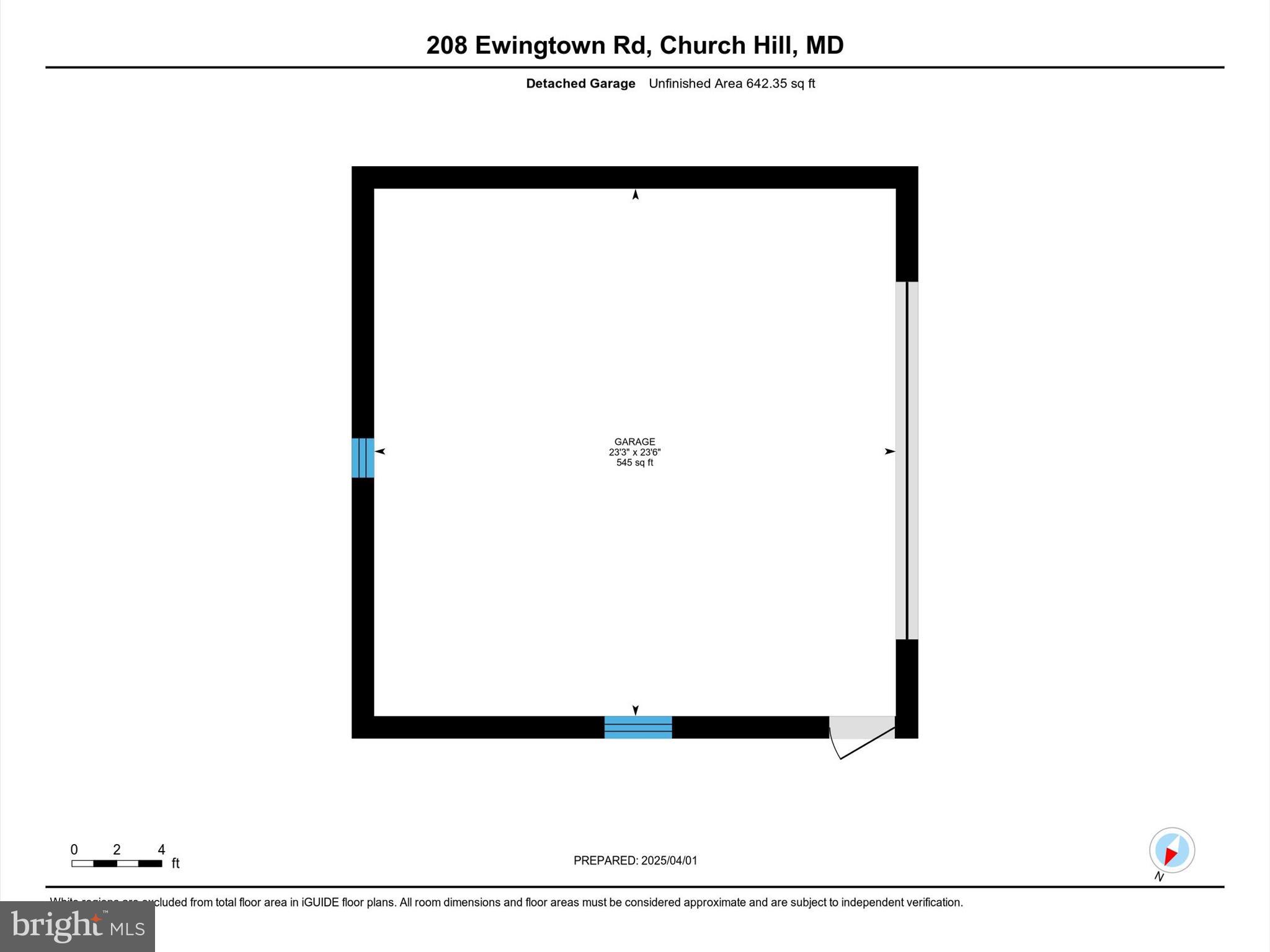 208 Ewingtown Road Church Hill, MD 21623 - Photo 62 of 62 Detached Garage Floor Plan