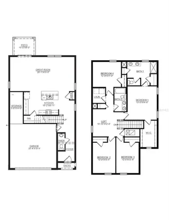 a picture of a floor plan