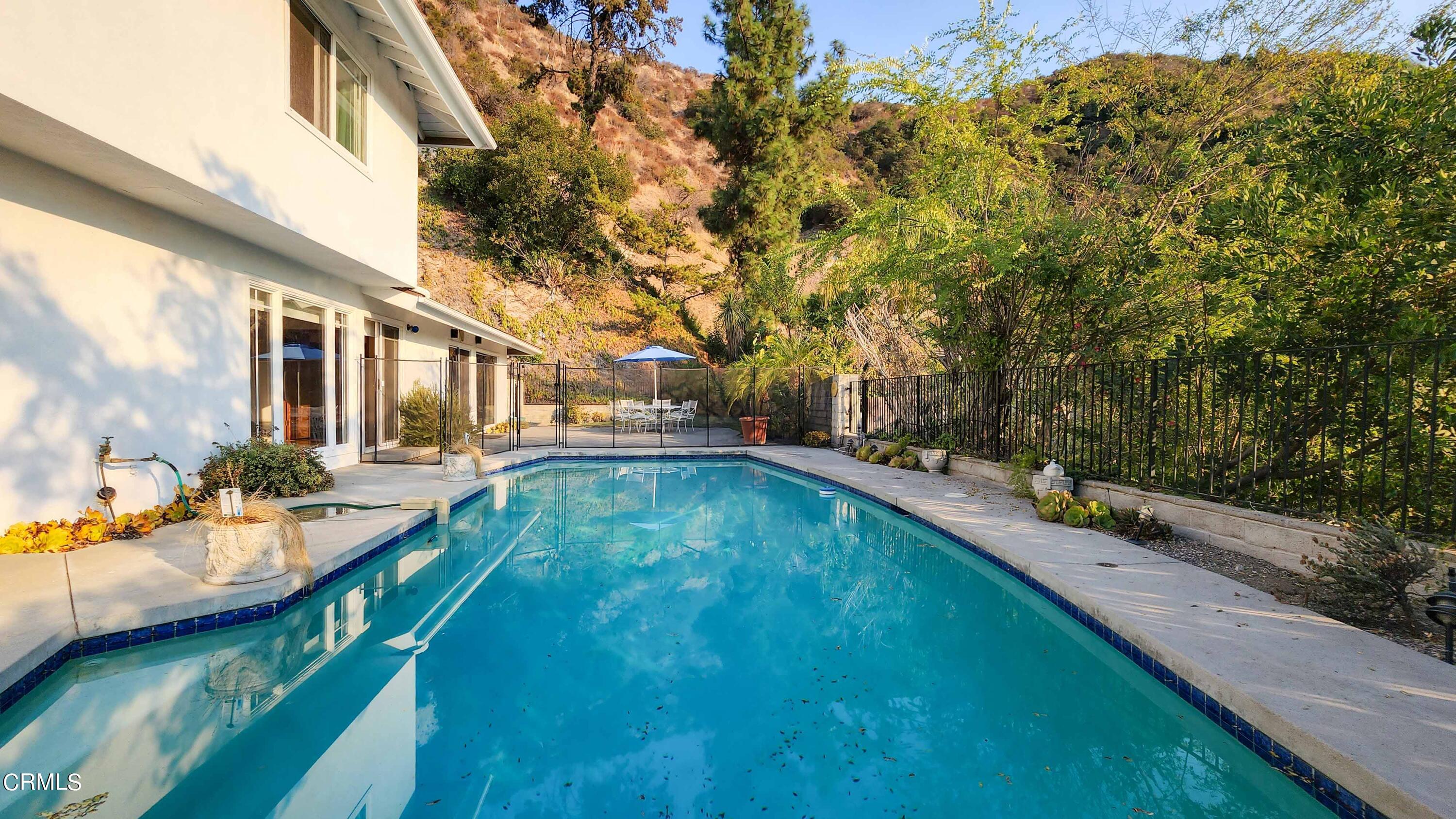 1980 Crestshire Drive Glendale, CA 91208 - Photo 24 of 27 a view of swimming pool with a yard