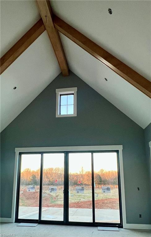 6205 Phillippi Road Julian, NC 27283 - Photo 11 of 35 Vaulted ceilings in Great room area