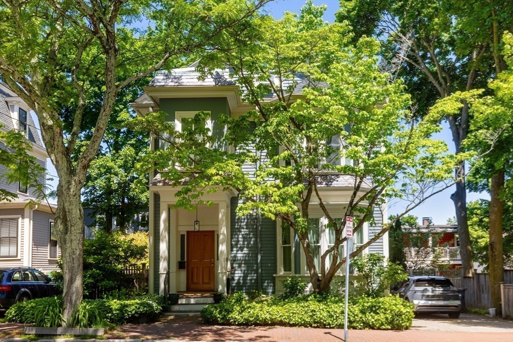 99 Upland Road Cambridge, MA 02140 - Photo 11 of 16 front view of a house with a tree