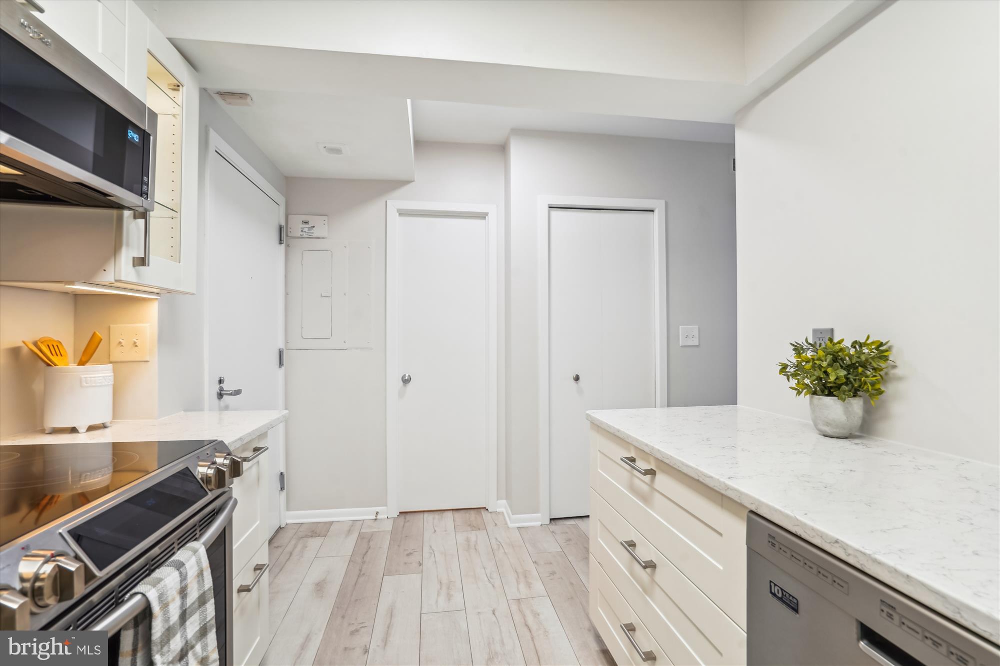 5505 Seminary Road, Unit 1018N Falls Church, VA 22041 - Photo 4 of 36 Kitchen w/ updated white cabinerty