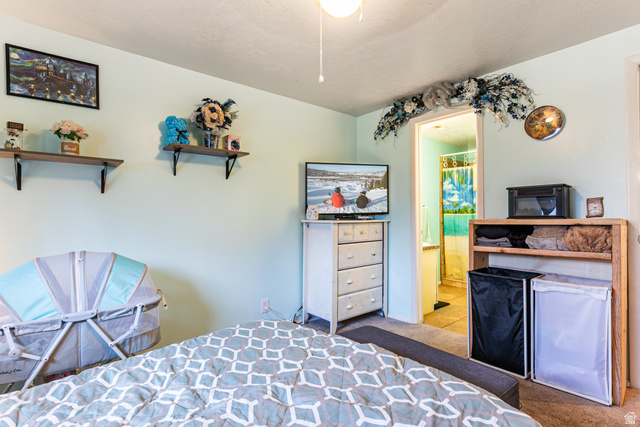 947 Canyon Road, Unit 33 Ogden, UT 84404 - Photo 15 of 19 Bedroom space featuring light blue walls and a ceiling fan