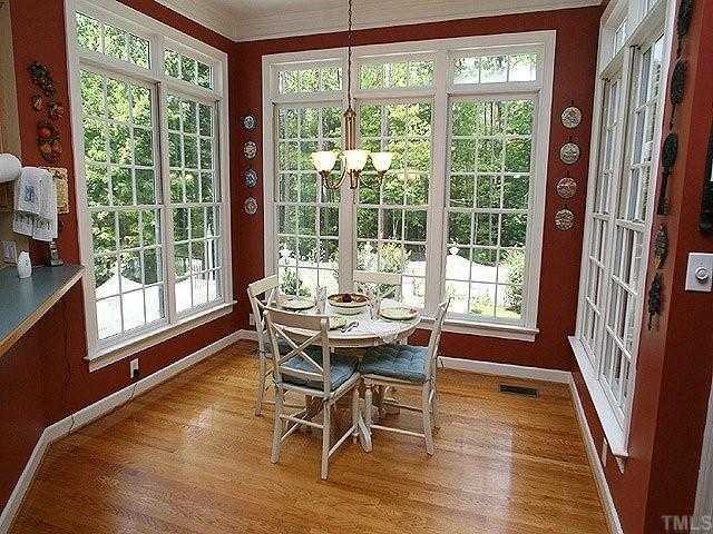 2332 Primrose Valley Court Raleigh, NC 27613 - Photo 7 of 12 The breakfast area's wall-to-wall windows provide a wonderful view of the pool and back yard.