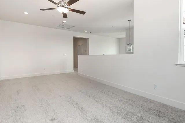 a view of an empty room