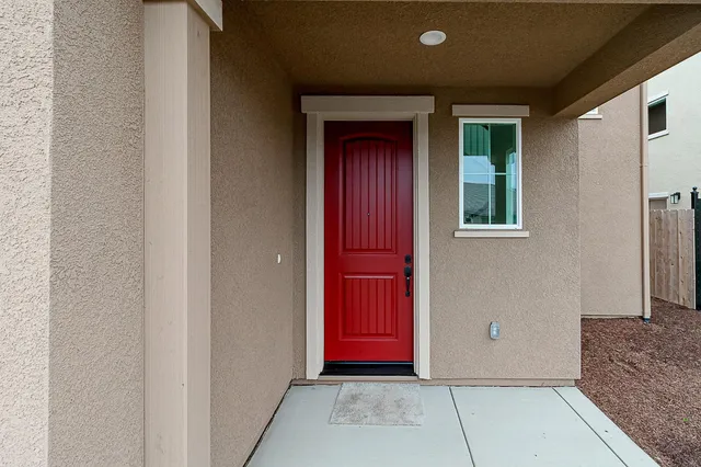 a view of front door