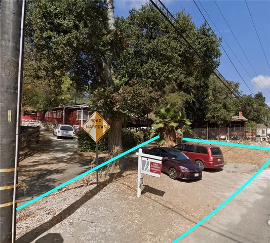 a car parked on the side of the road