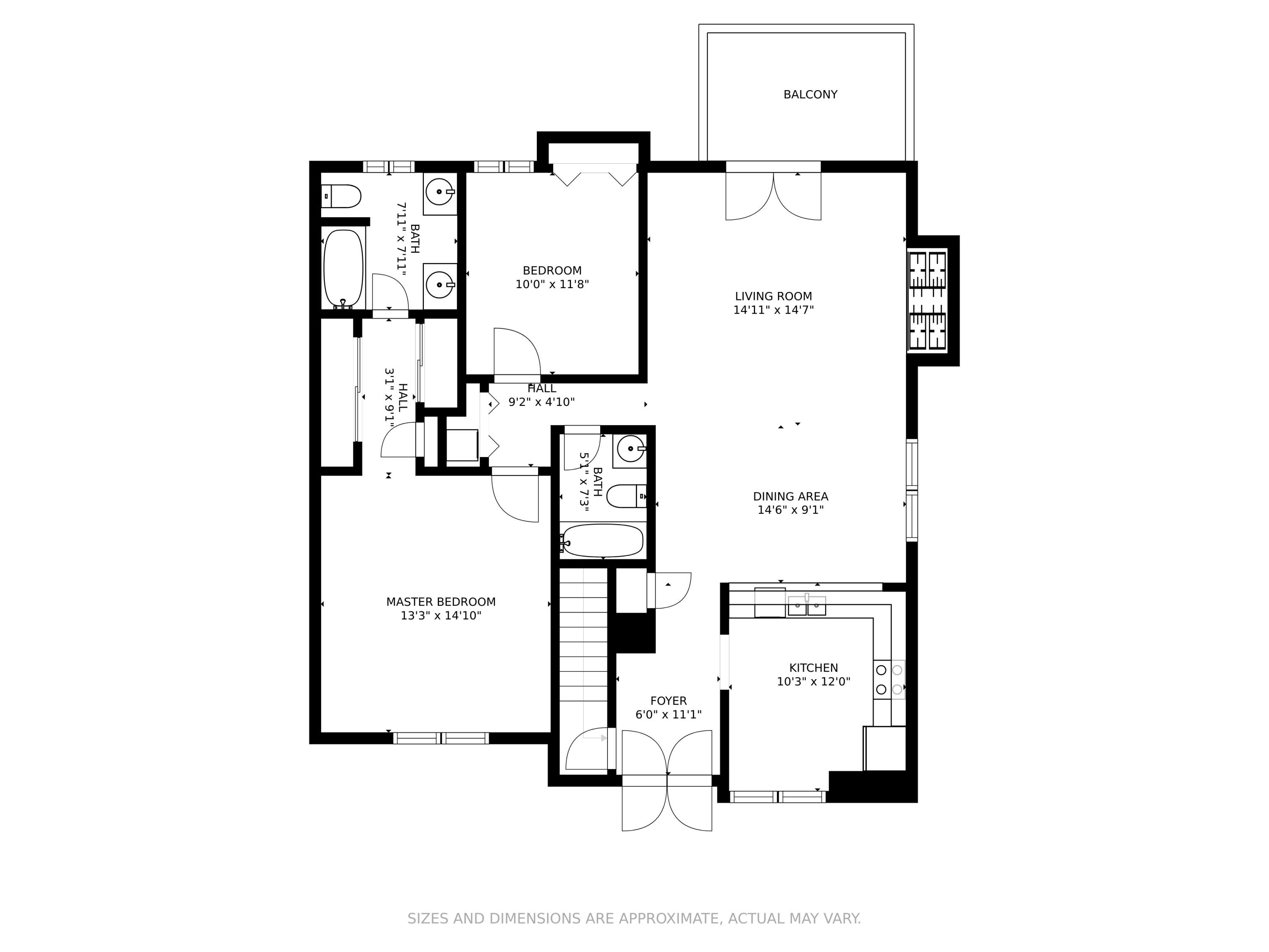 2419 South Clearing Road Salem, VA 24153 - Photo 4 of 29 single-floor-dim_1